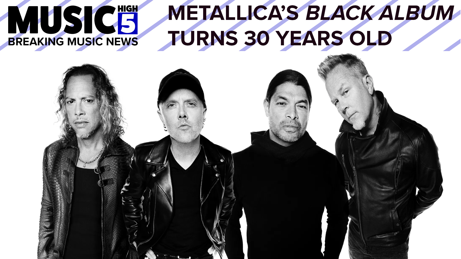 Metallica S Black Album Turns 30 Music High 5 Axs Tv